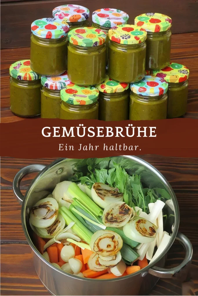 Gemüsebrühe selber machen Einfach, Lecker, Haltbar 1 Gemusebruhe selber machen halt sich im Kuhlschrank bis zu einem Jahr