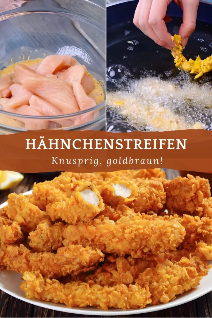 Goldene knusprige Hahnchenstreifen. So bereiten Sie kostliche Hahnchenstreifen zu