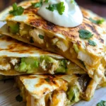 Hahnchen Avocado Quesadillas schnell und einfach