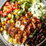 Hahnchen Burrito Schalen einfach und lecker