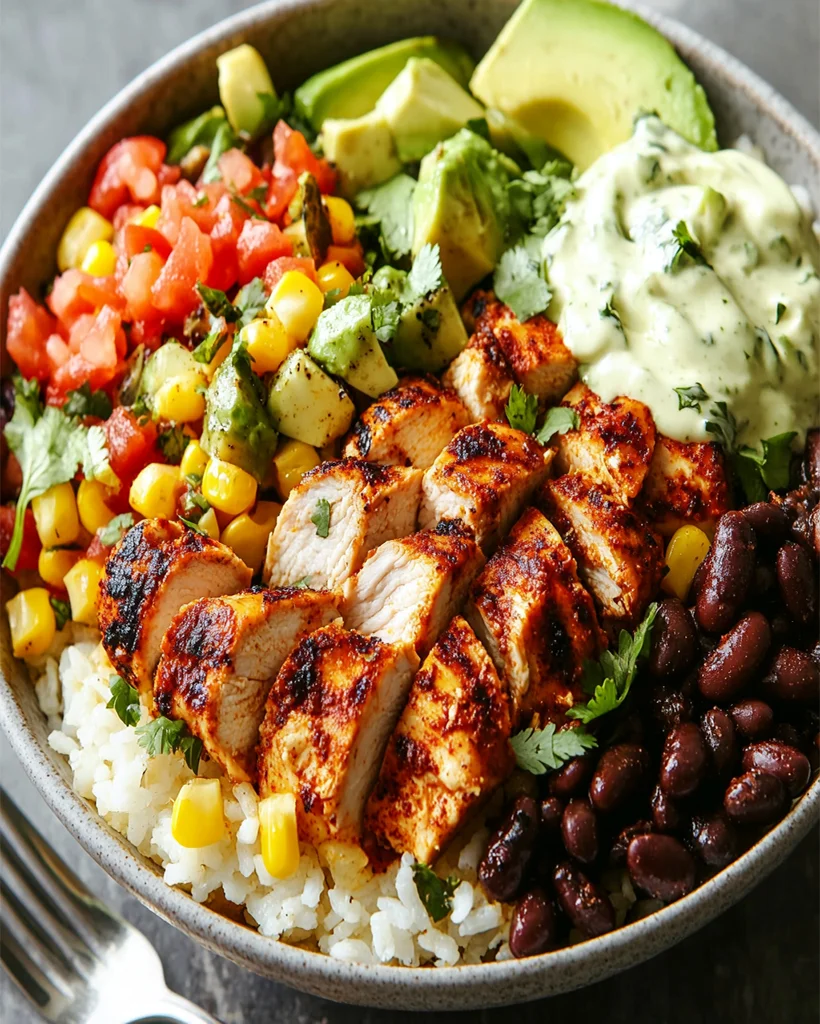 Hähnchen Burrito Schalen einfach und lecker