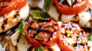 Hahnchen Caprese einfach und kostlich zubereiten