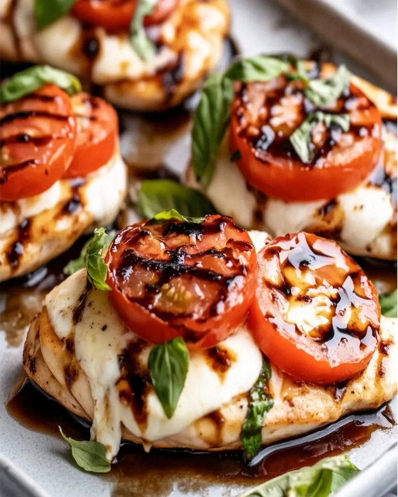 Hähnchen Caprese einfach und köstlich zubereiten