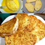 Herzhafte Brotscheiben mit Ei und Steakgewürz 2 Herzhafte Brotscheiben mit Ei und Steakgewurz