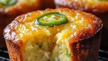 Herzhafte Kase Jalapeno Maisbrot Muffins