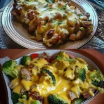 Herzhafter Gyrosauflauf mit Knoblauch und Hollandaise