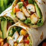 Huhnchen Avocado Ranch Burritos Schnell Einfach