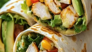 Huhnchen Avocado Ranch Burritos Schnell Einfach