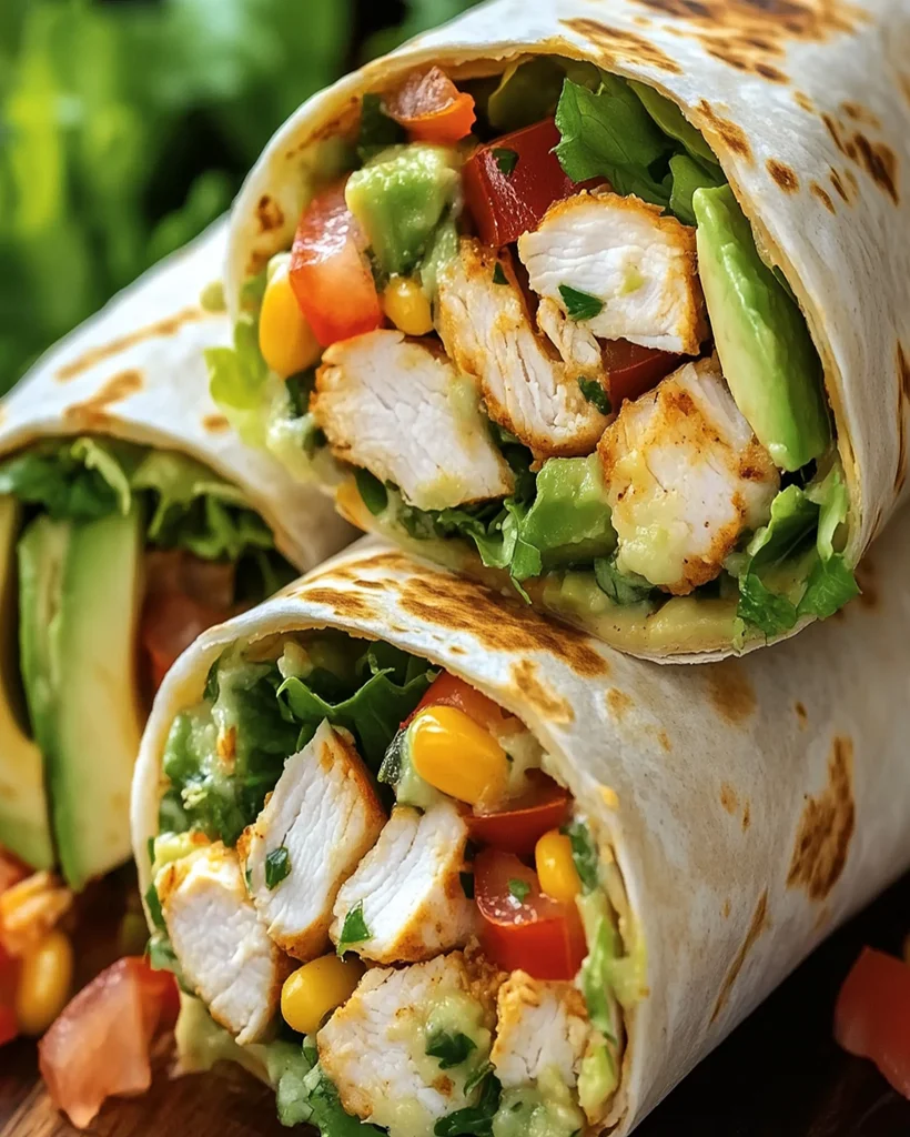 Hühnchen Avocado Ranch Burritos Schnell Einfach