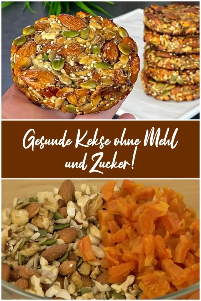 Ich esse keinen Zucker Gesunde Kekse ohne Mehl und Zucker Energie Rezept