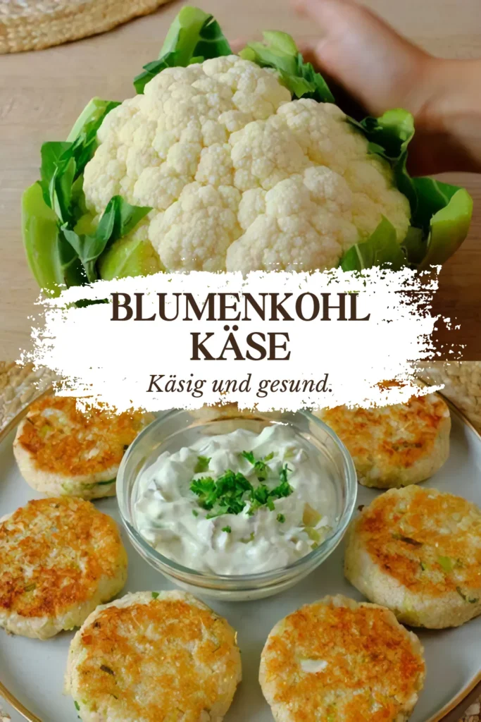 Ich koche 500 g Blumenkohl mit 100 g Kase es ist superlecker