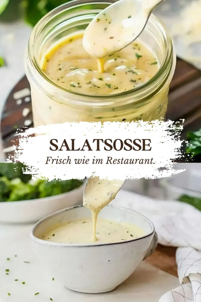 Ich nehme Balsamico und Senf fur die Salatsose wie im Restaurant in 5 Minuten