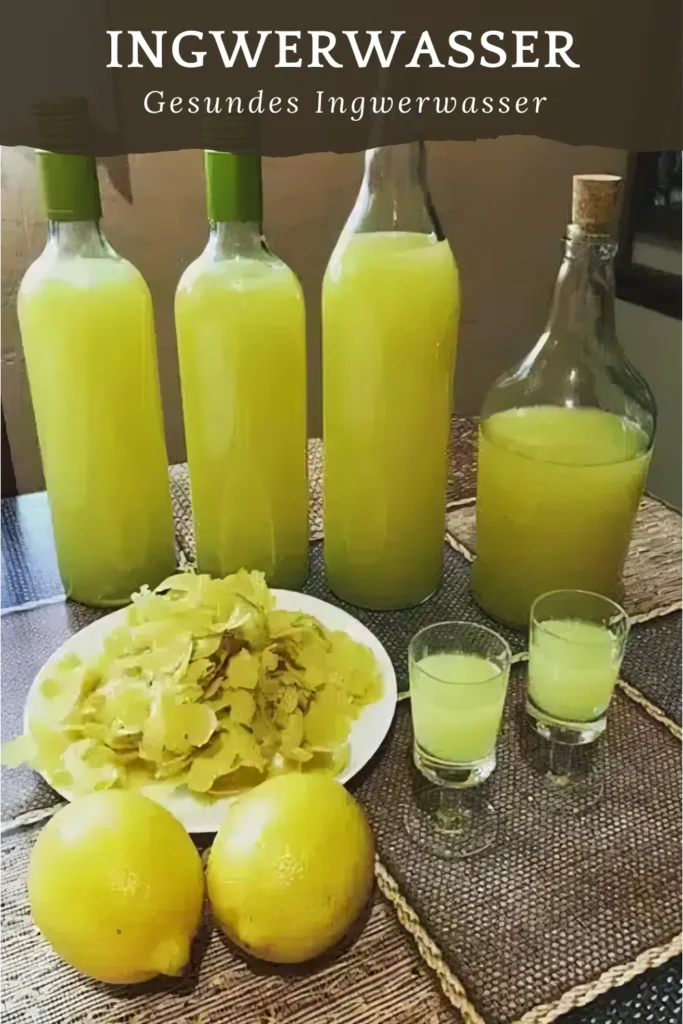 Ingwerwasser das gesundeste Getrank zur Fettverbrennung an Bauch Nacken Armen Rucken und Oberschenkeln