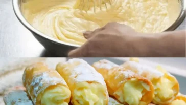 Italienische Cannoncini Cremig Gefullt Suse Verfuhrung
