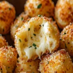 Knusprige Käse-Parmesan-Mozzarella-Bällchen 4 Knusprige Kase Parmesan Mozzarella Ballchen