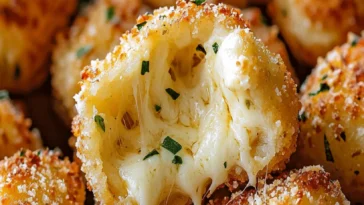 Knusprige Kase Parmesan Mozzarella Ballchen