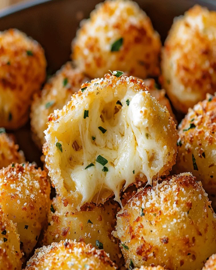 Knusprige Käse-Parmesan-Mozzarella-Bällchen 5 Knusprige Kase Parmesan Mozzarella Ballchen