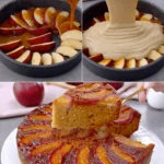 Kostlicher Umgedrehter Apfelkuchen mit susem Karamell
