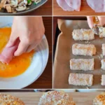 Schinken Kase Pilz Rollchen Einfach Lecker Zubereitet