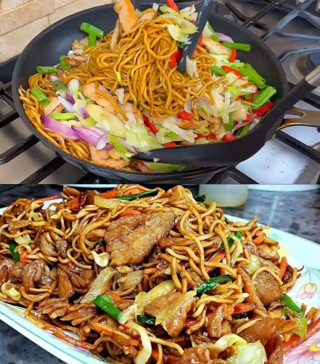 Schnelle Hähnchen-Wok-Nudeln mit Sojasprossen 1 Schnelle Hähnchen-Wok-Nudeln mit Sojasprossen