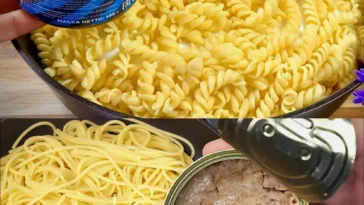 Schnelle Thunfisch Spaghetti mit Knoblauch und Dill