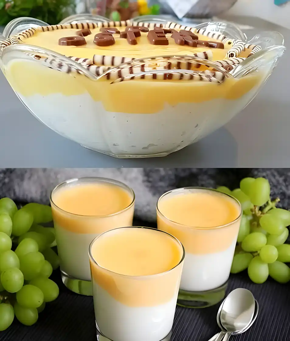 Schnelle Welfenspeise mit Weißwein ein himmlisches Dessert