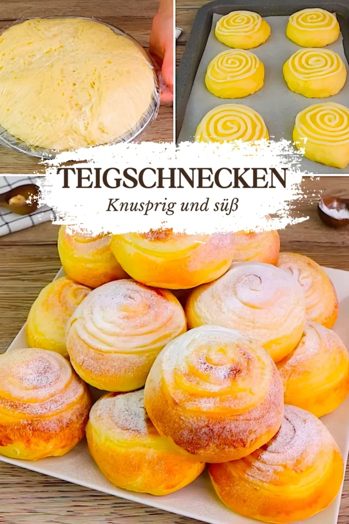 Schnelle und leckere Teigschnecken Vergessen Sie die Backerei machen Sie selbst suses Geback aus preiswerten Zutaten