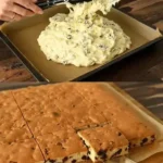 Schneller Rosinen Mandel Kuchen vom Blech Einfach Lecker