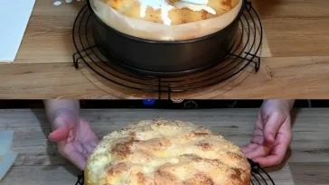 Schneller Schmandkuchen mit Apfeln – Einfach Lecker