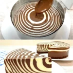 Schneller Zebra-Kuchen ohne Backen ein Traum 3 Schneller Zebra Kuchen ohne Backen ein Traum