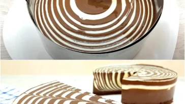 Schneller Zebra Kuchen ohne Backen ein Traum