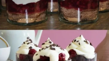 Schwarzwalder Kirsch Dessert im Glas Einfach Lecker