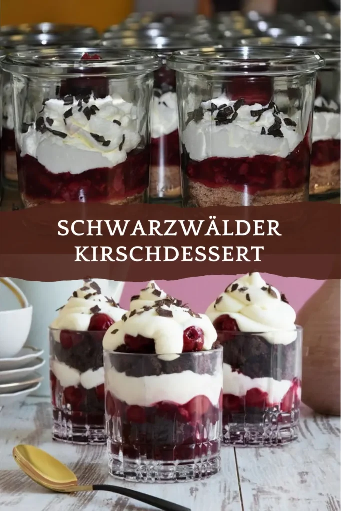 Schwarzwalder Kirschdessert