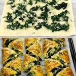 Spinatpitta Griechische Art mit Feta und Mohn