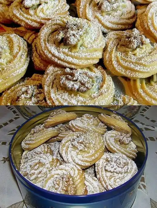 Süße Walnuss Plätzchen schnell gebacken
