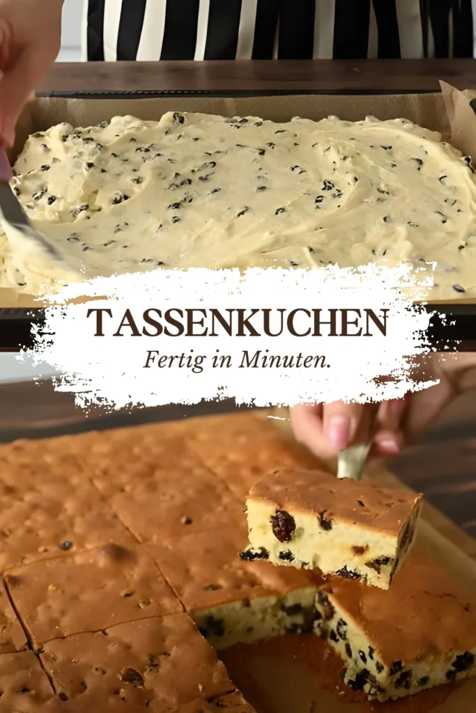 Tassenkuchen in 3 Minuten bereit fur den Ofen 2