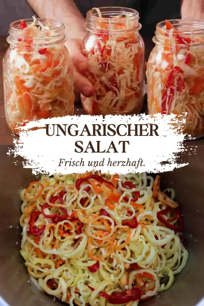 Würziger Ungarischer Salat zum Einlegen einfach selbst gemacht 1 Ungarischer Salat Der absolute Hammer sowas von lecker