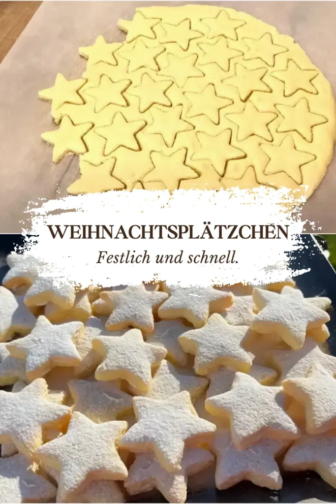 Blitzschnelle Orangensterne festliche Plätzchen für die Feiertage 1 Weihnachtsplatzchen 5 Minuten 2