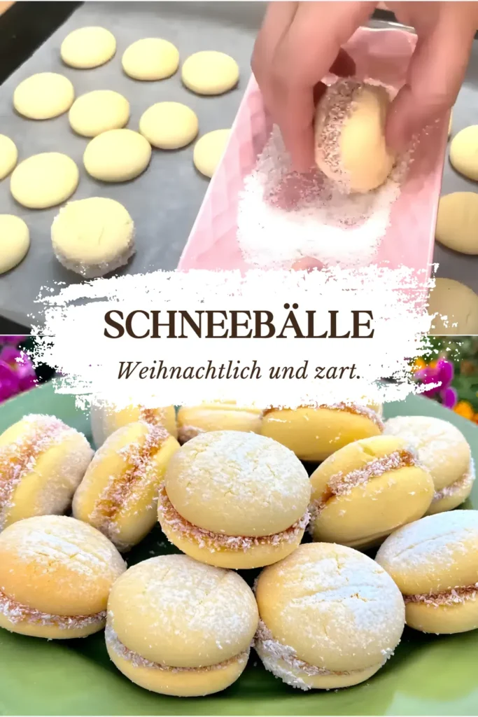 Weihnachtsplatzchen Schneeballe Zergehen auf der Zunge 2