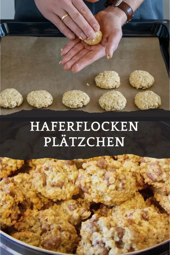 Knusprige Haferflocken Plätzchen einfach selbst backen 1 Wooow ich bin suchtig danach Haferflocken Platzchen