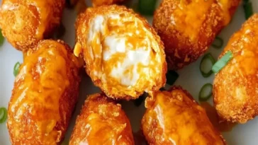 Wurzige Jalapeno Poppers mit Hahnchen und Kase