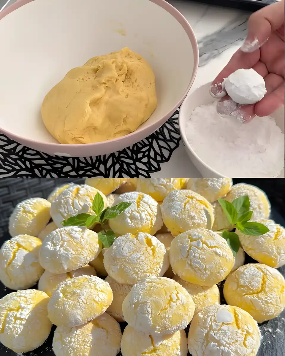 Zarte Zitronenkekse Rezept zum Dahinschmelzen