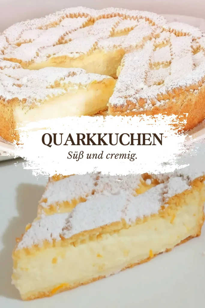 Zerschmilzt auf der Zunge Quarkkuchen mit Vanillepudding