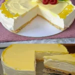 Zitronen Joghurt Torte Leicht und Locker Gebacken