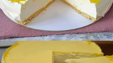 Zitronen Joghurt Torte Leicht und Locker Gebacken