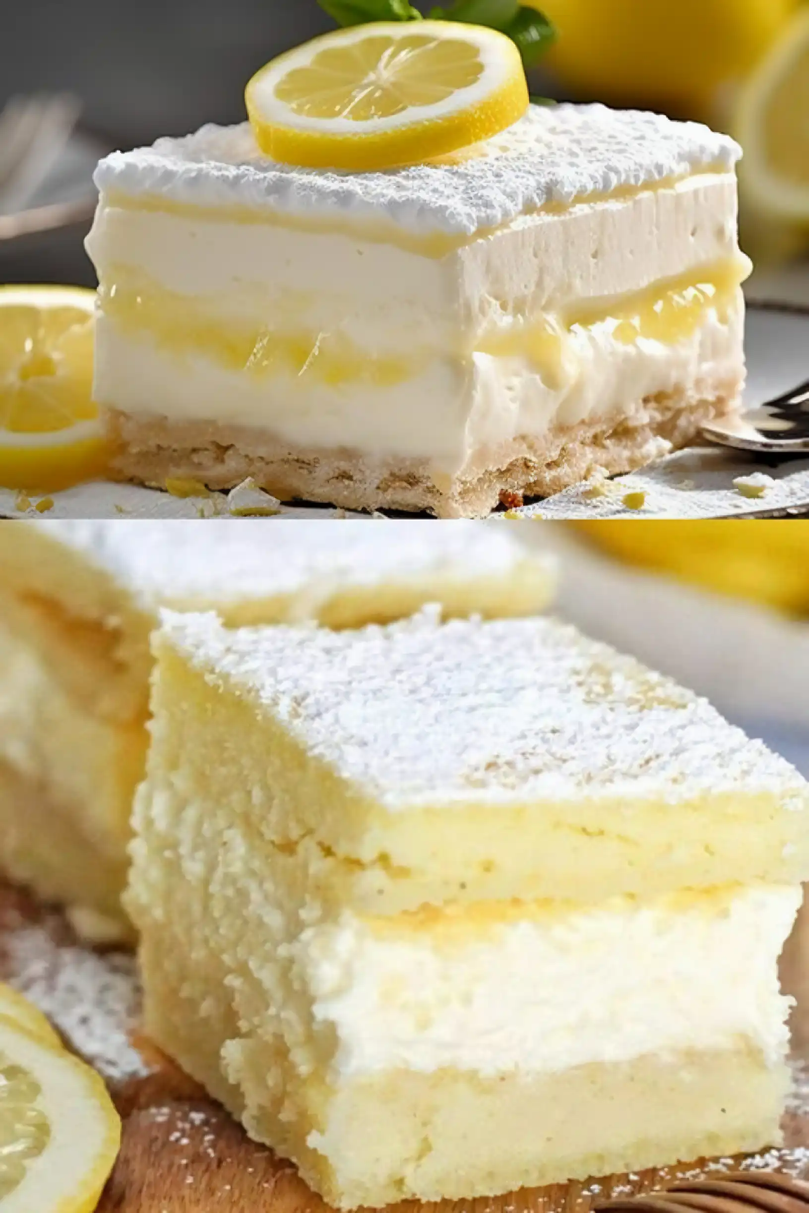 Zitronen Mascarpone Schnitten Einfaches Rezept zum Backen