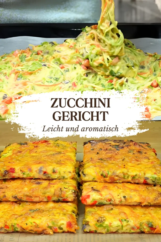 Zucchini Meisterwerk Einfach 2 Zucchini reiben