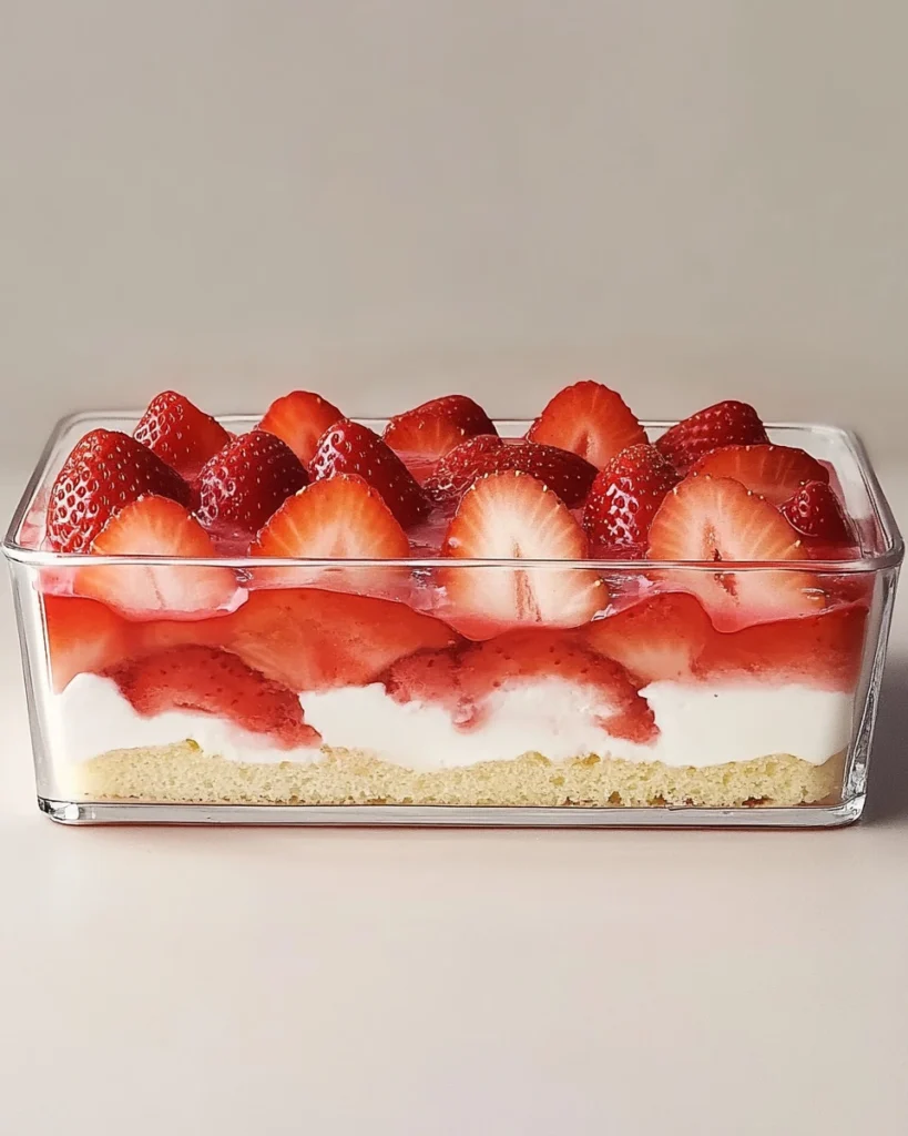 Einfaches Erdbeer Tiramisu 1 Erdbeer Tiramisu 1