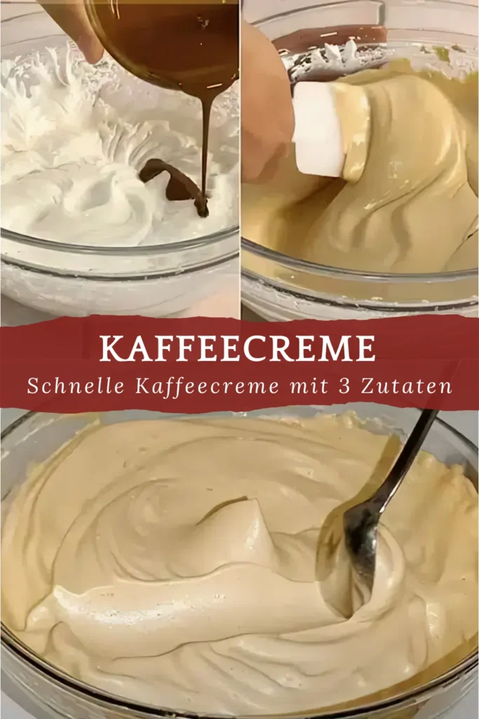 Kaffeecreme mit nur drei Zutaten zum Nachmachen 1 Kaffeecreme mit nur 3 Zutaten das leckere Rezept zum gleich ausprobieren