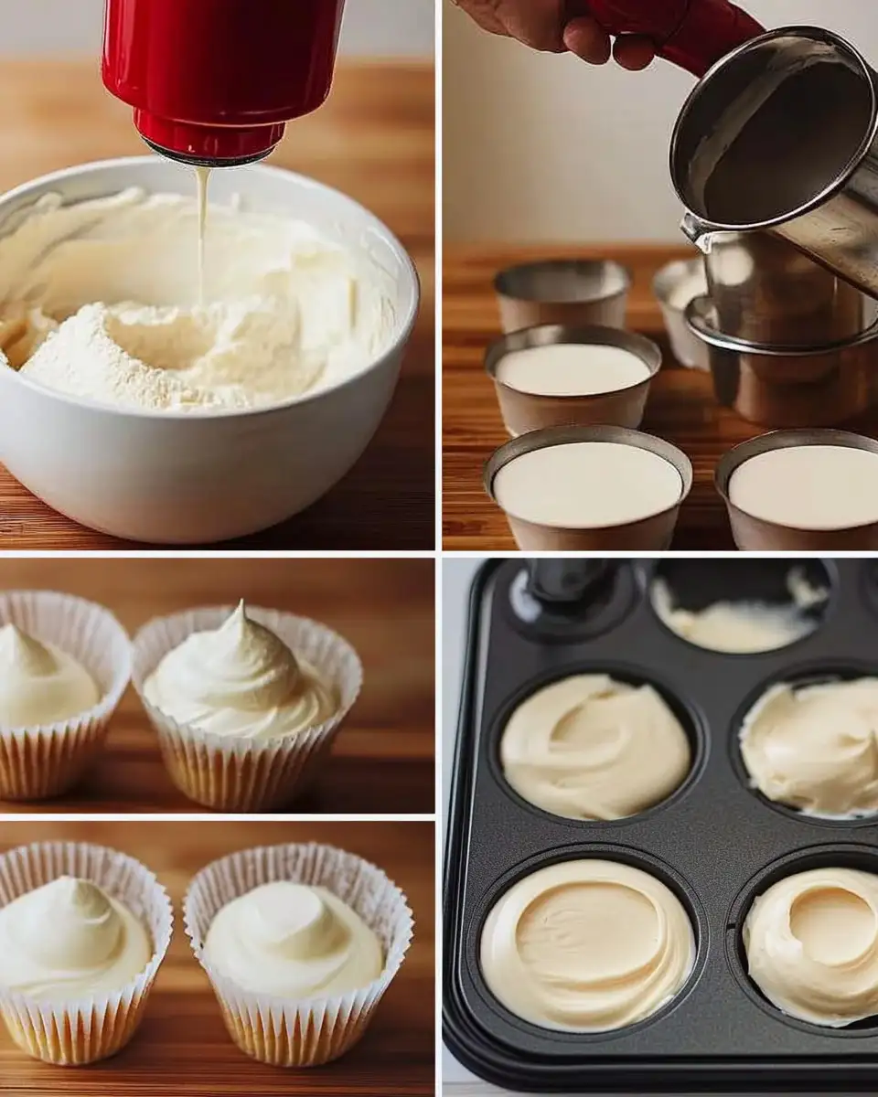 Käsekuchen Muffins mit Vanillepudding 1 Kasekuchen Muffins mit Vanillepudding result